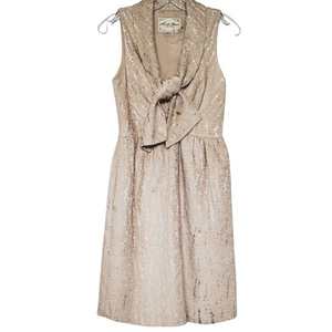 Anthropologie‎ Hunter Dixon Bowtie Jacquard Dress 4